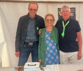 Gute Stimmung am Stand des Fördervereins Pfingstberg e. V.